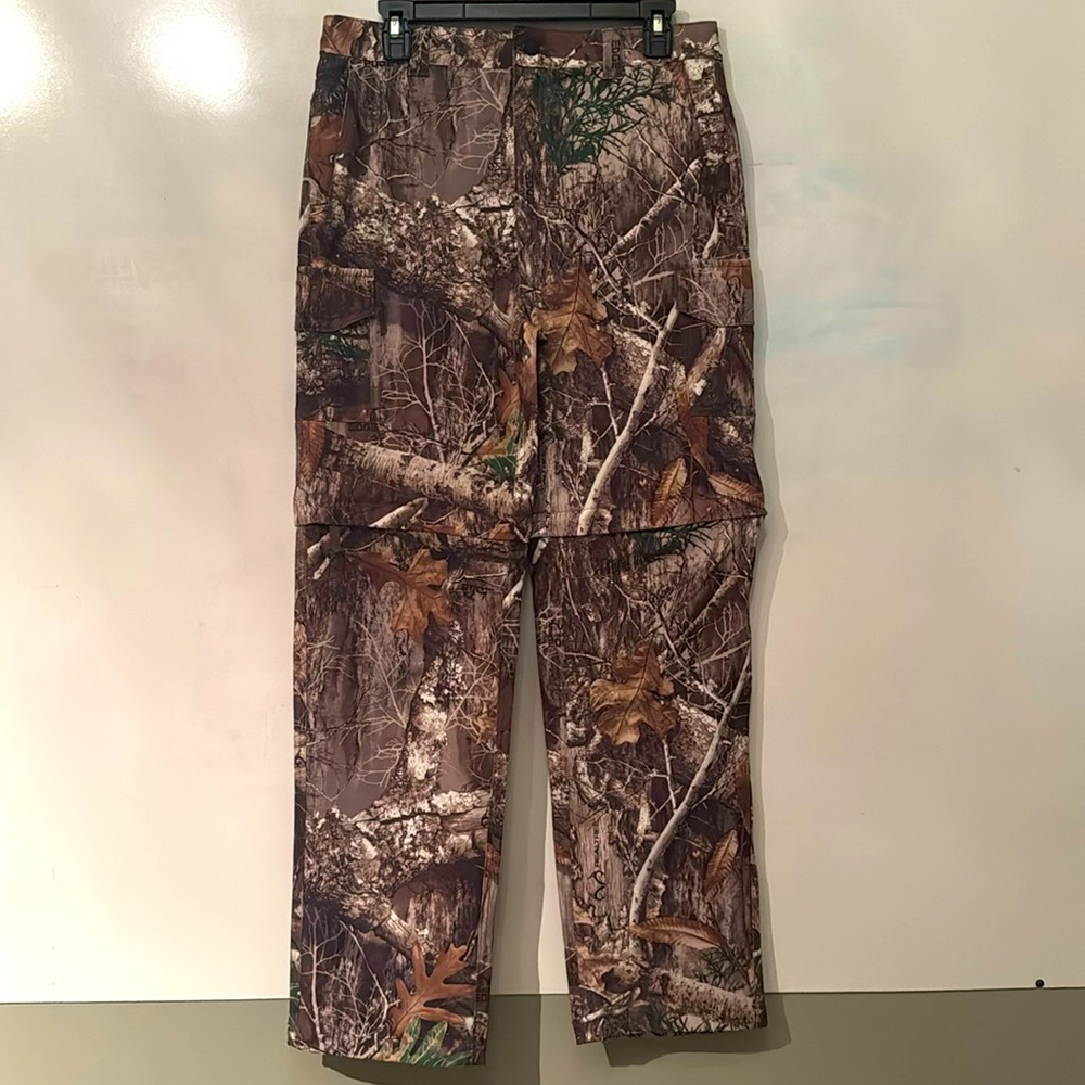 Magellan Outdoors Hunt Gear Youth XL Lightweight Ripstop Zip-Off Pants